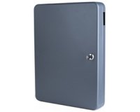 Armoire à clés pour 80 clés, gris foncé