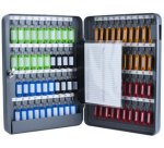 Armoire à clés pour 80 clés, gris foncé