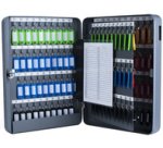 Armoire à clés pour 140 clés, gris foncé