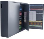 Armoire à clés pour 300 clés, gris foncé