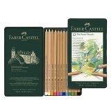 FABER-CASTELL Crayons de couleur PITT PASTELL, étui de 12 en