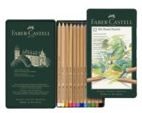 FABER-CASTELL Crayons de couleur PITT PASTELL, ètui de 24