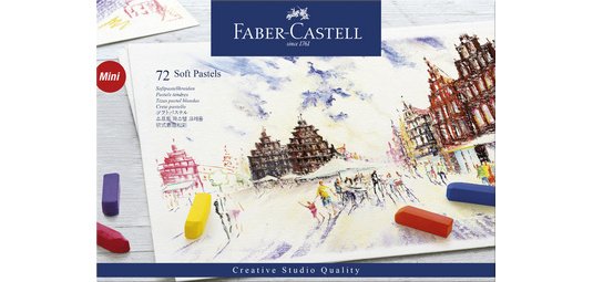 FABER-CASTELL Pastel tendre CREATIVE STUDIO, étui de 72