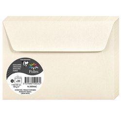Clairefontaine kraft pollen envelopes c6 x20 - ivory