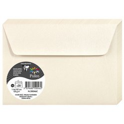 Clairefontaine kraft pollen envelopes c6 x20 - ivory