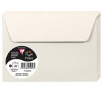 BLANC NATUREL, Paquet de 20 enveloppes Pollen 114x162mm 120g/m2 - Blanc naturel