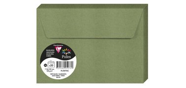 Enveloppes C6, vert sauge