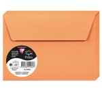 Enveloppes C6, clémentine