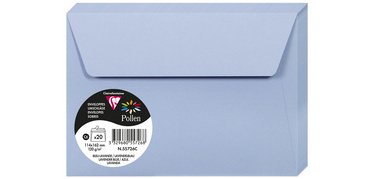 Enveloppes C6, bleu lavande