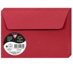 Enveloppes C6, rouge groseille
