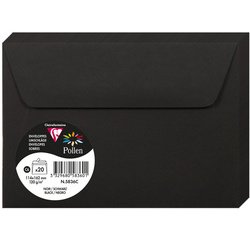 Clairefontaine kraft pollen envelopes c6 x20 - black
