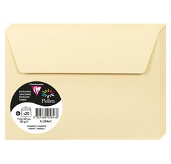 Clairefontaine kraft pollen envelopes c6 x20 - cream