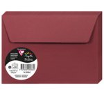 Enveloppes C6, bordeaux