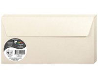 Clairefontaine pollen envelopes, dl - iridescent cream