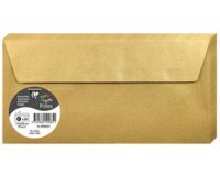 Clairefontaine pollen envelopes, dl - gold