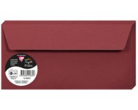 Enveloppes DL, bordeaux