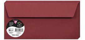Enveloppes DL, bordeaux