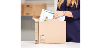 Boîte d'archives BANKERS BOX EARTH, marron,