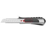 Cutter 2-en-1, lame: 18 mm, noir/rouge