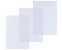 Voorblad, A4, pvc, 0,2 mm, transparant