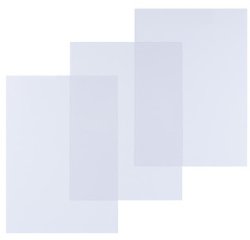 En_plats de couverture, a4, pvc, 0,30 mm, transpa