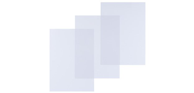 Plats de couverture, A4, PVC, 0,18 mm, transparent