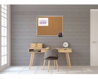 Tableau en liège U-Act! Line, 450 x 600 mm, marron