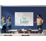 Tableau mural blanc U-Act! Line, laqué, 800 x 600 mm