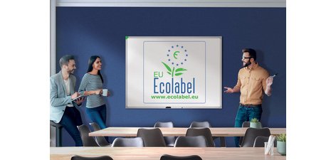 Tableau mural blanc U-Act! Line, laqué, 800 x 600 mm