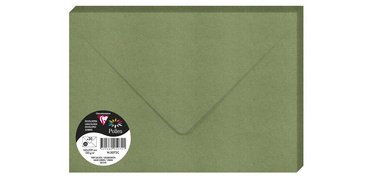 Paquet de 20 enveloppes Pollen C5 162x229 120g/m2 - Vert sauge