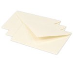 Enveloppes 75 x 100 mm,ivoire irisé