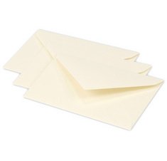 Clairefontaine pollen envelopes 120g x20, 75x100 - iridescent cream