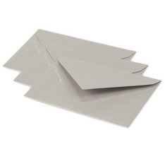 Enveloppen 75 x 100 mm zilver