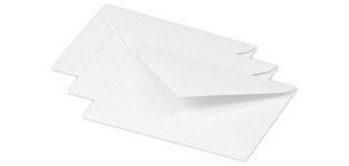 Enveloppes 75 x 100 mm, blanc