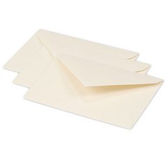 Enveloppes 75 x 100 mm, ivoire