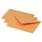 Enveloppes 75 x 100 mm, clémentine