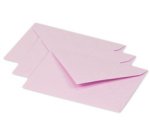 Enveloppes 75 x 100 mm, rose dragée