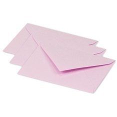 Clairefontaine pollen envelopes 120g x20, 75x100 - dragee pink