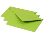 Enveloppes 75 x 100 mm, vert menthe
