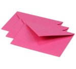 75 x 100 mm envelopes, fuchsia