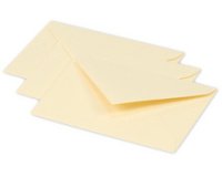 Clairefontaine pollen envelopes 120g x20, 75x100 - cream