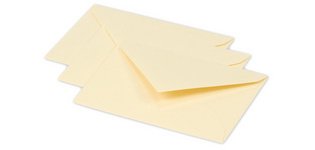 Enveloppes 75 x 100 mm, chamois