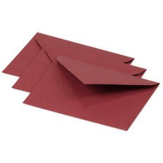 Clairefontaine pollen envelopes 120g x20, 75x100 - burgundy