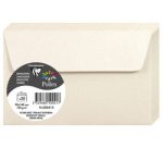 BLANC NATUREL, Paquet de 20 enveloppes Pollen 90x140mm 120g/m2 - Blanc naturel