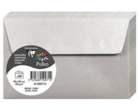 Enveloppes 90 x 140 mm, argent