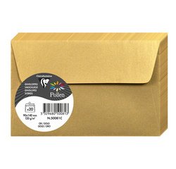 Pollen kraft envelopes 90x140, 120g - white