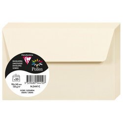 Pollen kraft envelopes 90x140, 120g - dragee pink