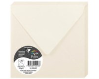 Enveloppen 140 mm iriserend ivoor