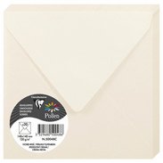 Clairefontaine pollen iridescent envelopes 120g x20, 140x140 - iridescent cream