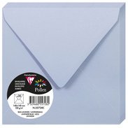 Clairefontaine pollen iridescent envelopes 120g x20, 140x140 - fuchsia|